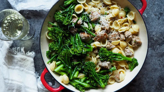 Orecchiette with pork and fennel